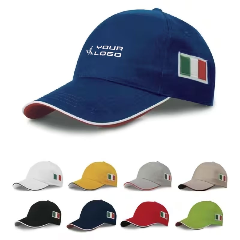 stampa cappello con logo personalizzato